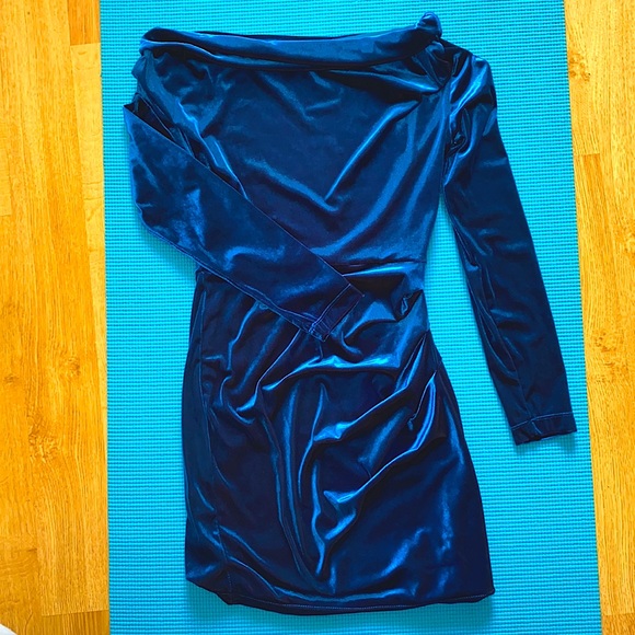 Dynamite Chrome Blue Dress - Picture 1 of 2